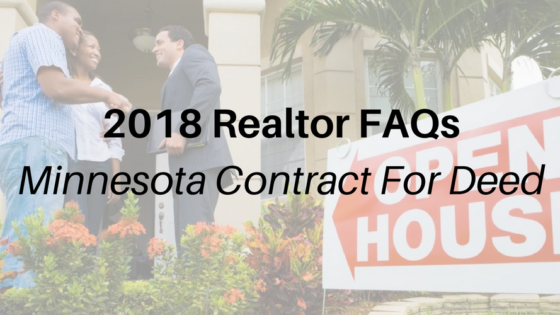 contract for deed faq realtor