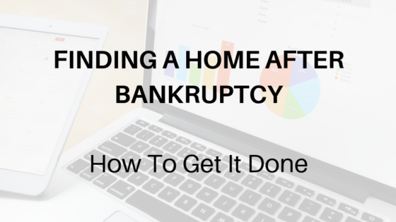 finding a house after bankruptcy